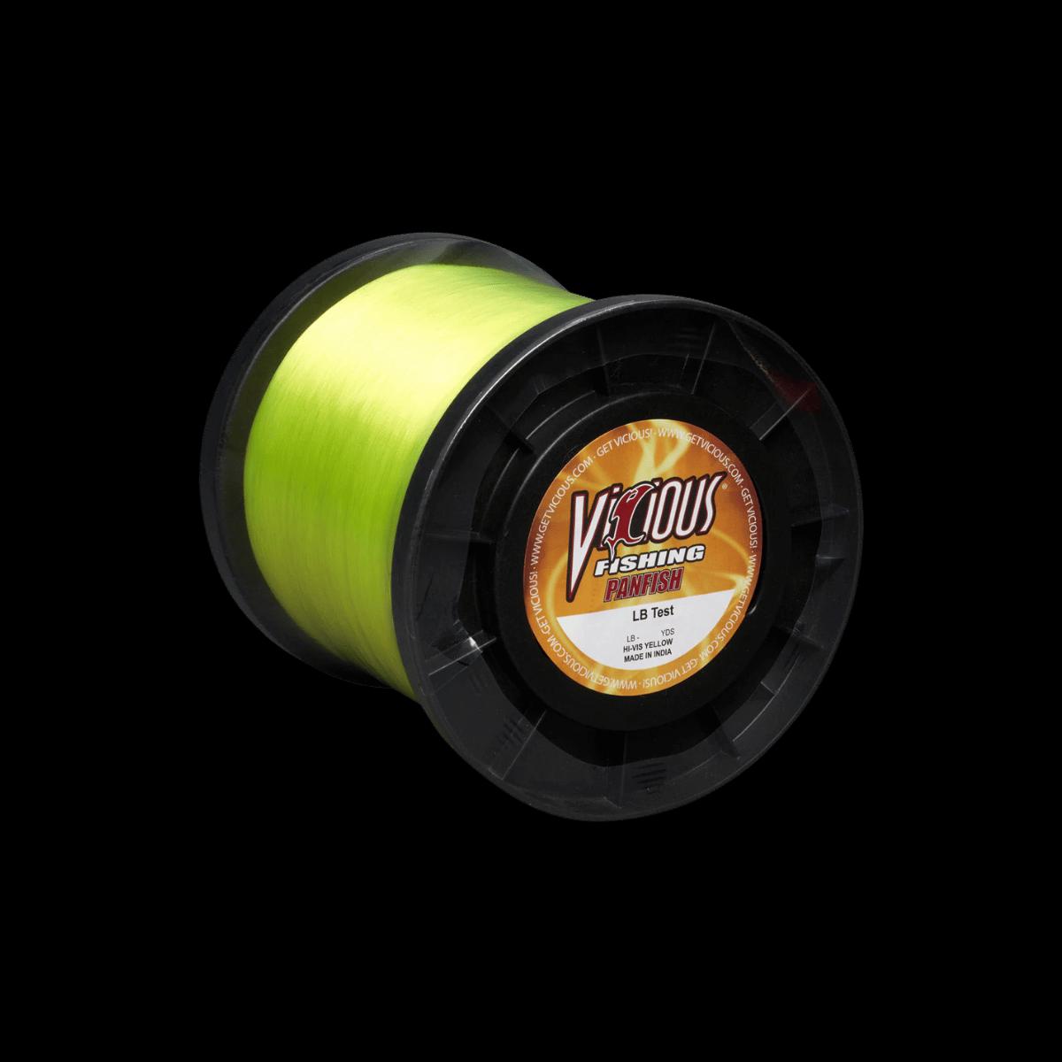 VICIOUS PANFISH MONO LINE 330YD - HI-VIS YELLOW | 04 LBS