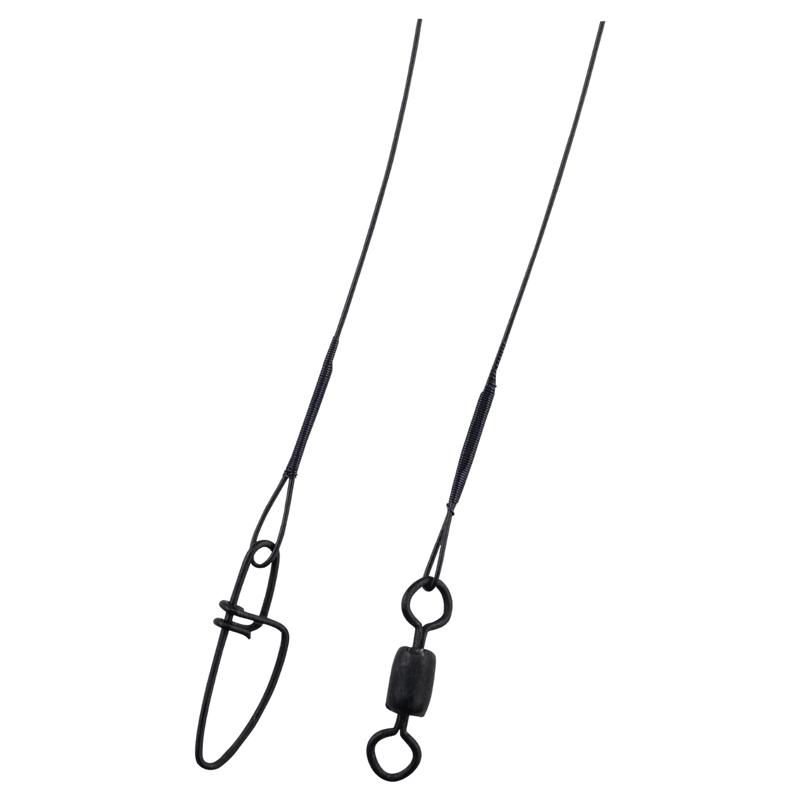 BERKLEY STEELON LEADER 3PK BLACK 30LBS