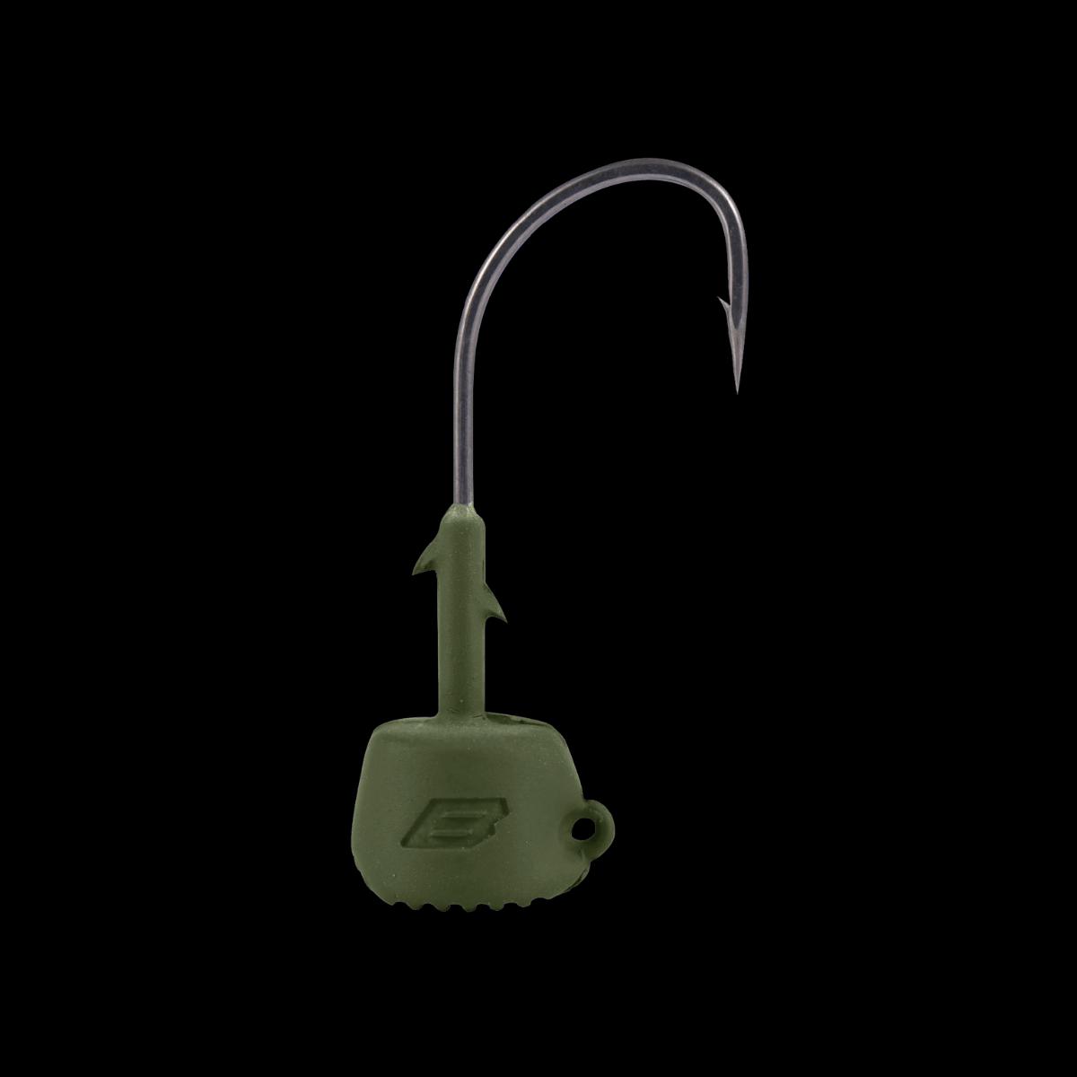 BKK TACKLE SILENT CHASER-DRAGGIN NED - 1/8OZ 1/0# | GREEN