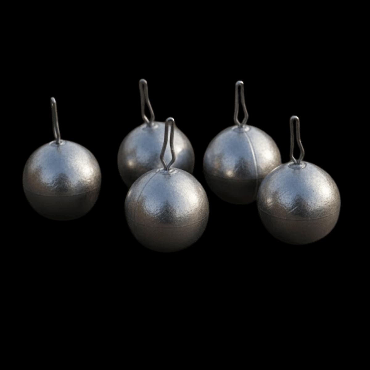 BULLET WEIGHTS CALM PACK ROUND LEAD DROP SHOT SINKER 5PK - 3/8 OZ