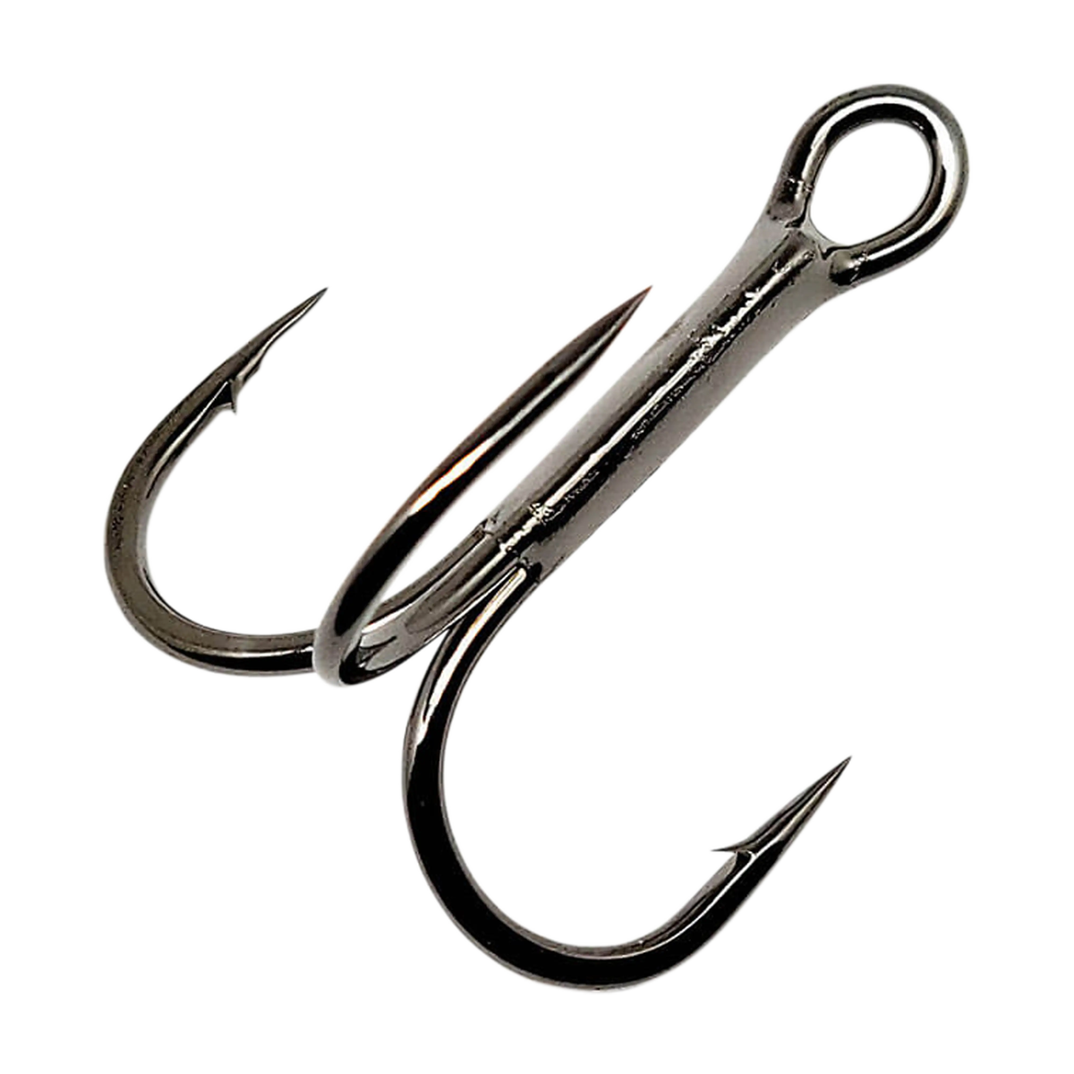 Gamakatsu 2X Round Bend Treble Hooks - Black