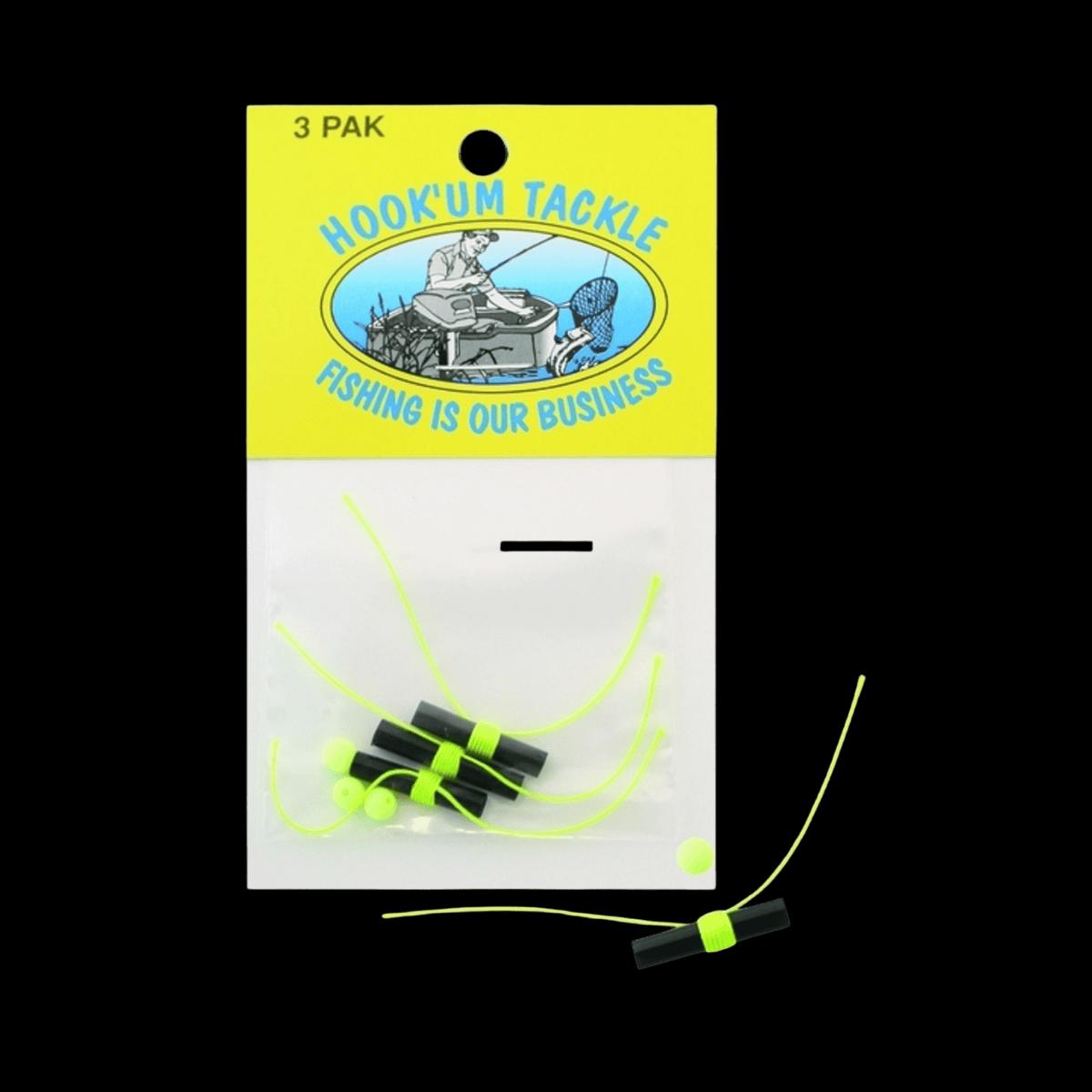 HOOKUM BOBBER STOP WITH BEADS 3PACK - CHARTREUSE