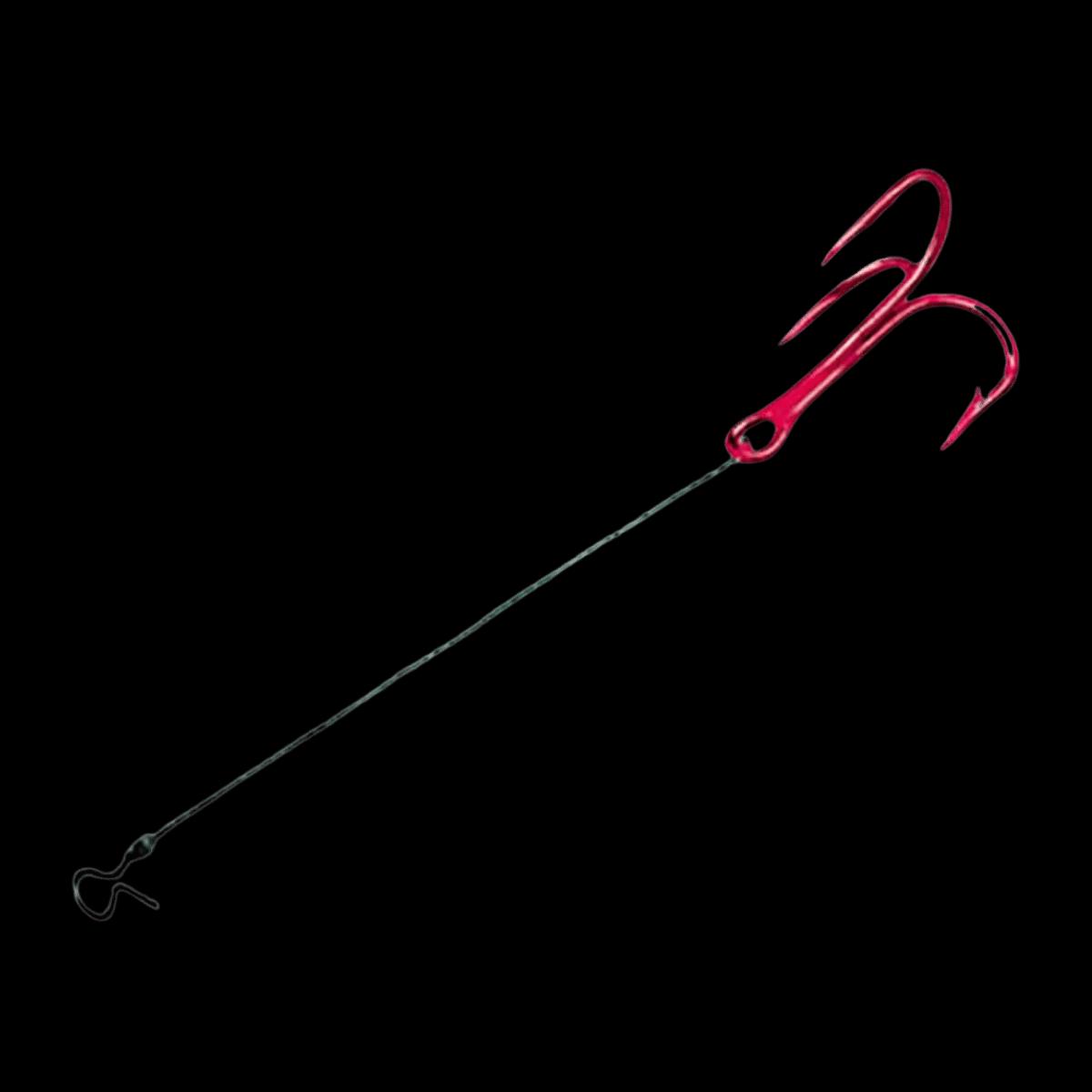 NORTHLAND BRAIDED STING'R HOOK 2" - RED