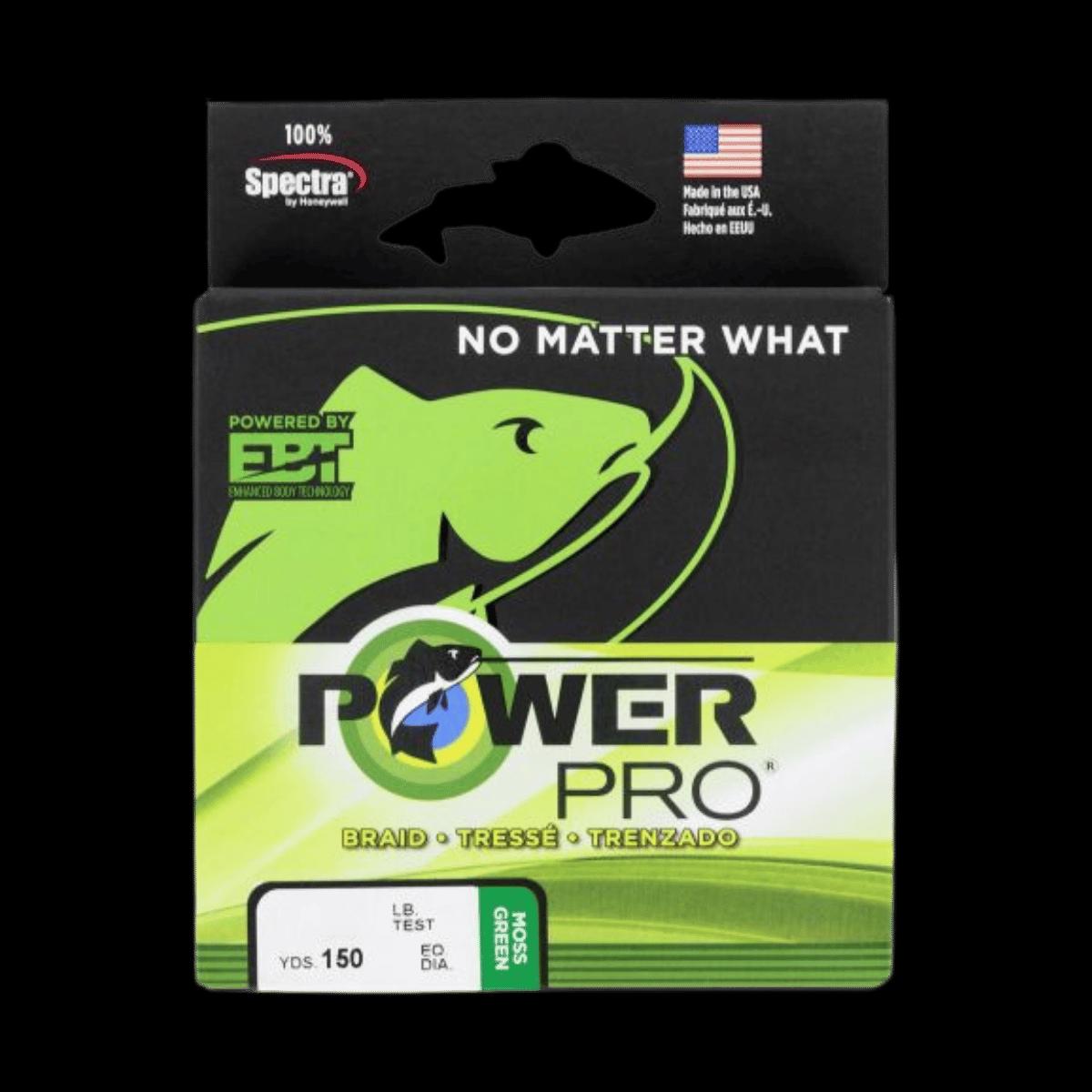 POWER PRO SPECTRA BRAID 150YD 05 LBS MOSS GREEN