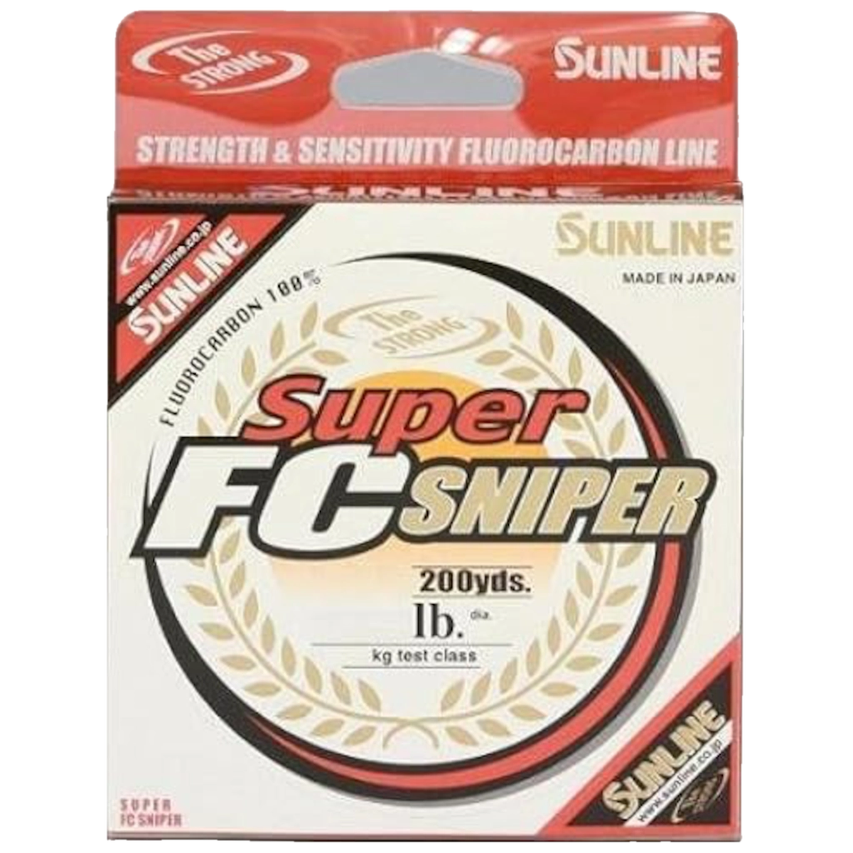 Sunline Super FC Sniper Fluorocarbon Line 16lb, 200yd