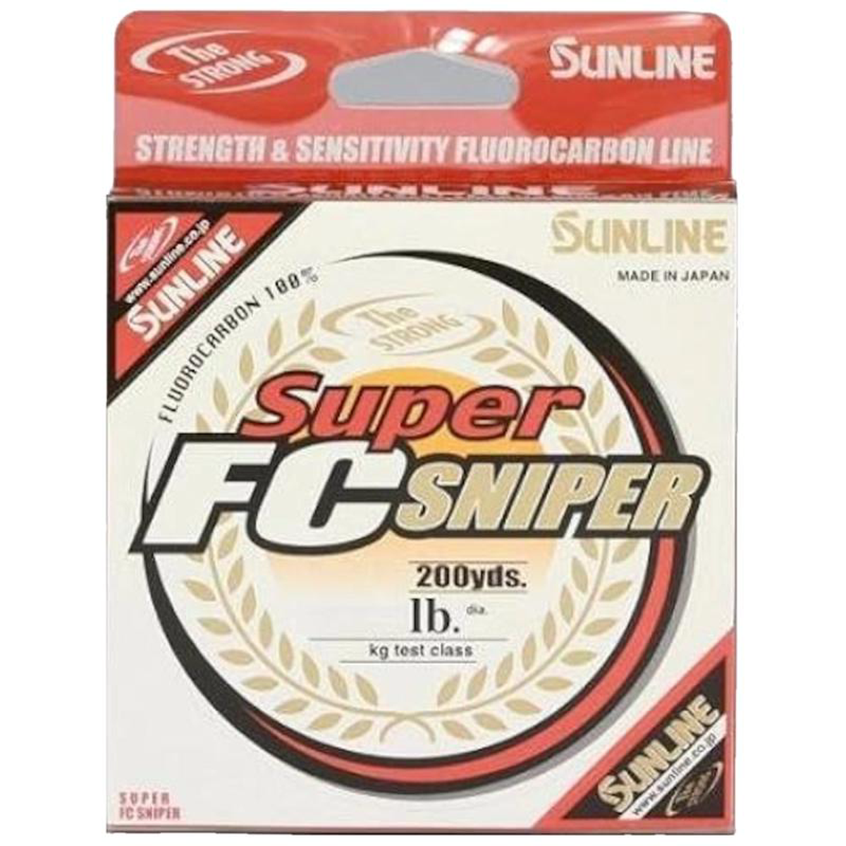 Sunline Super FC Sniper Fluorocarbon Line 4lb 200yd