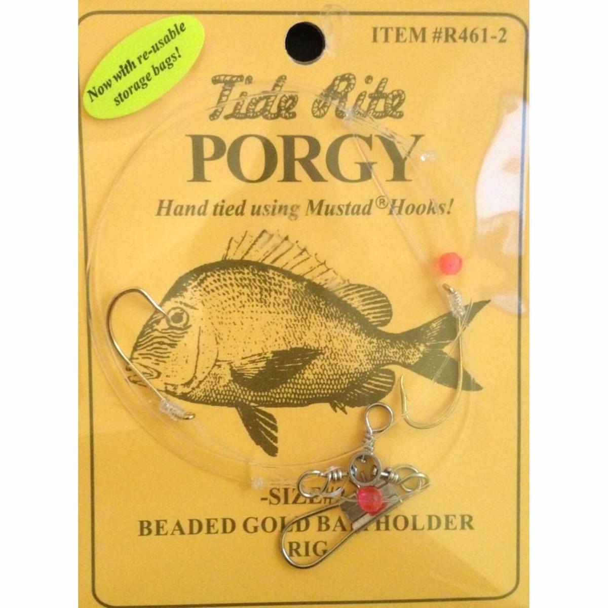 Tide Rite Porgy Beaded Gold Baitholder Rigs