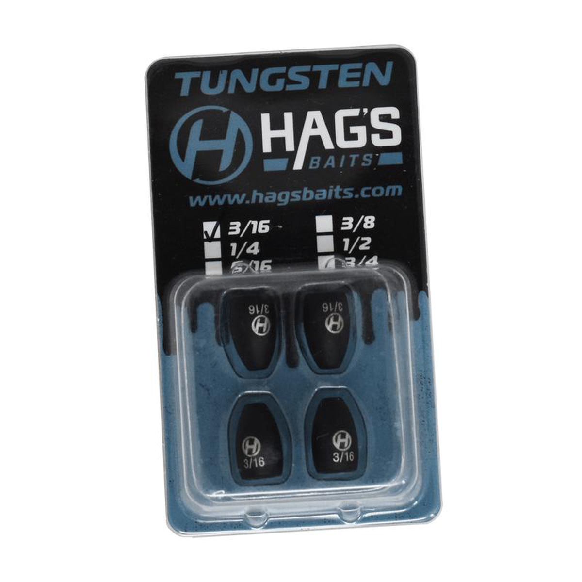 TUNGSTEN FLIPPING WEIGHT 316oz 8211 4PK