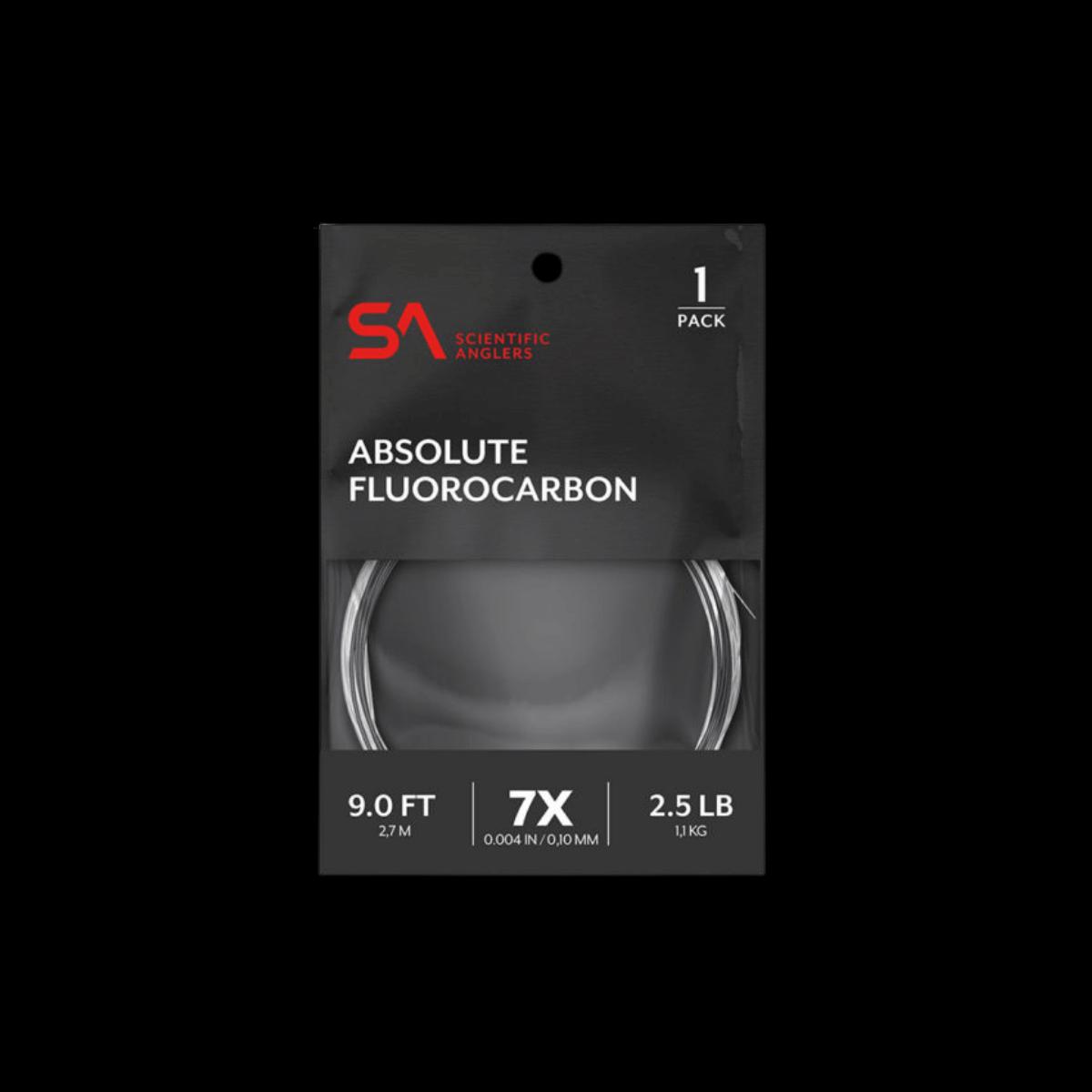 SCIENTIFIC ANGLERS ABSOLUTE FLUOROCARBON 9FT - 3X - CLEAR