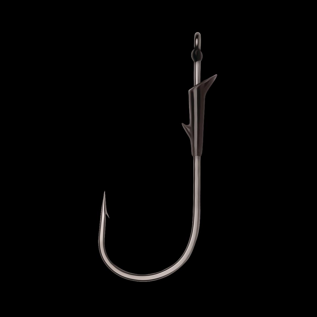 VMC HEAVY DUTY FLIPPIN' HOOK - #3/0 BLACK NICKEL