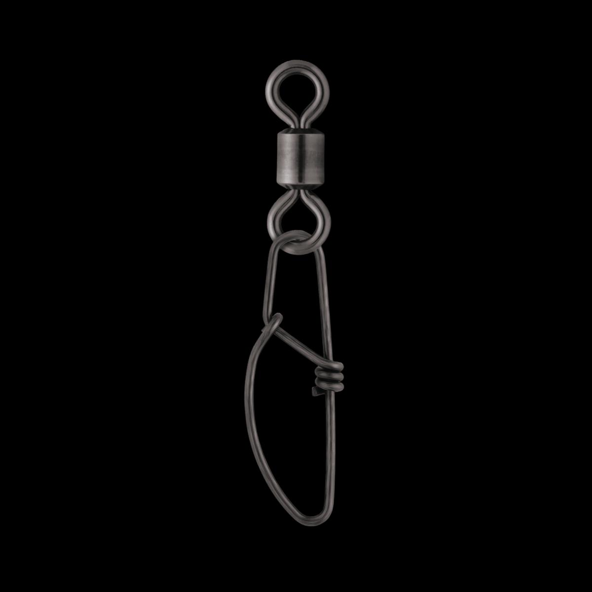 VMC TOUCH LOK SNAP SWIVEL - BLACK NICKEL