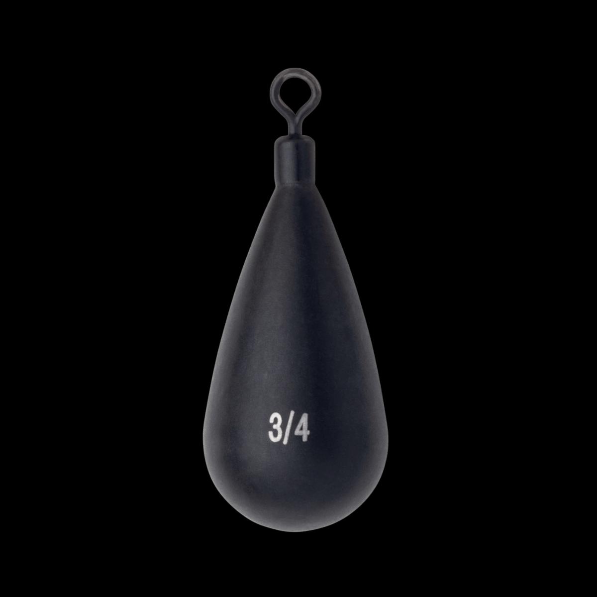 VMC TUNGSTEN B.E.T. DROP SHOT WEIGHT - 3/4OZ - MATTE BLACK