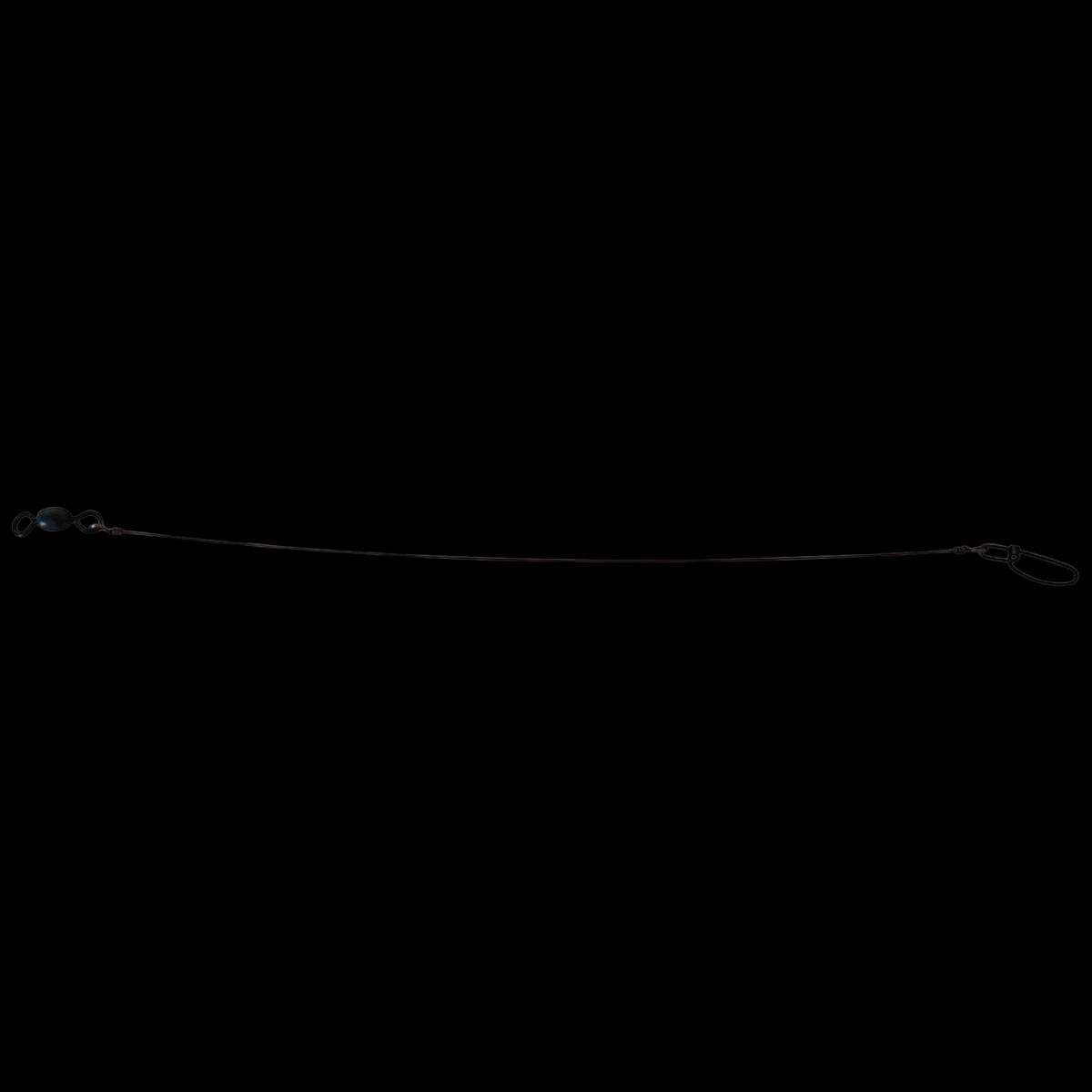 WINDELS MUSKIE LEADER 90 LBS BLACK