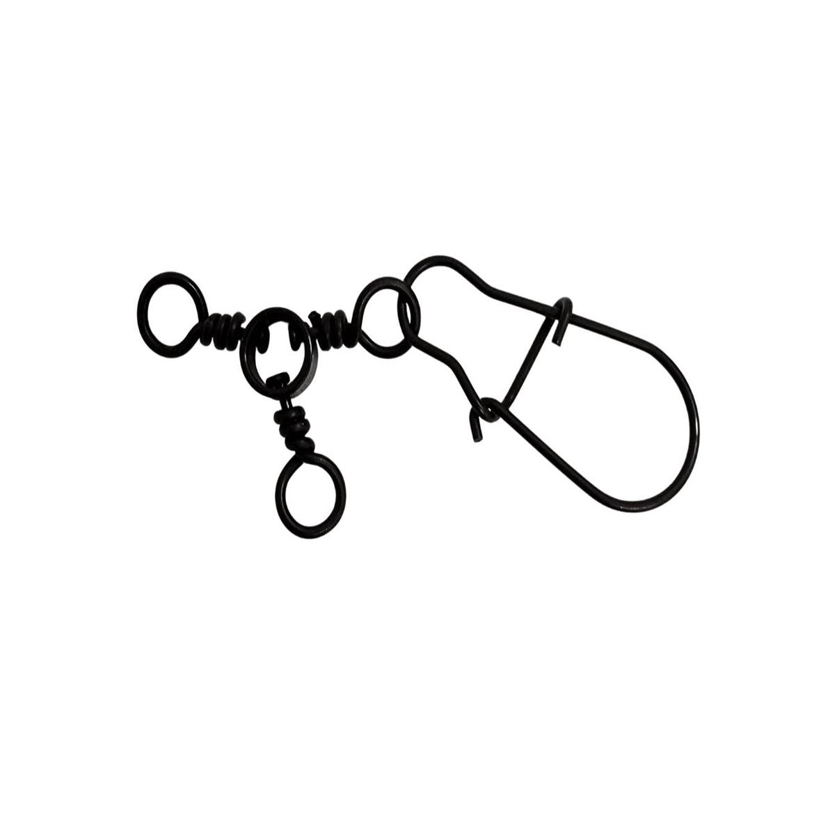 Jigging World 3 Way Swivel with Duo Lock Snap 10 Pack