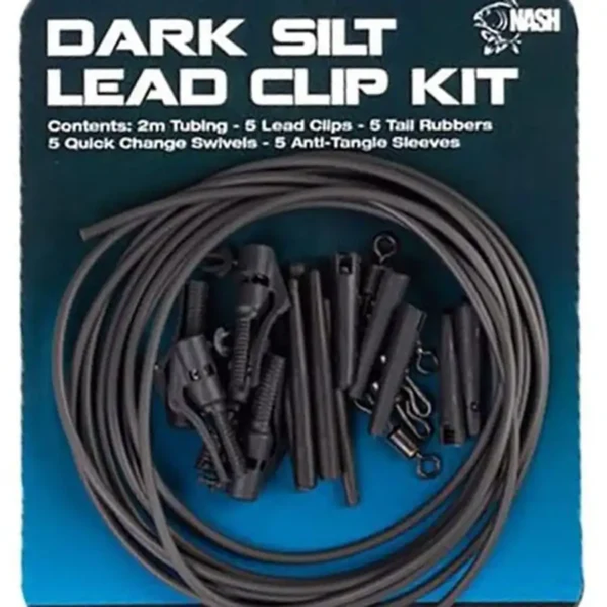 Nash Dark Silt Lead Clip Kit