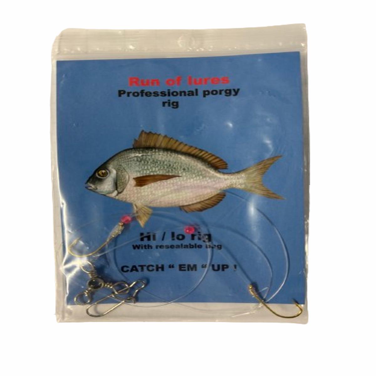 Run Off Lures Professional Porgy Gold Hi-Lo Rig