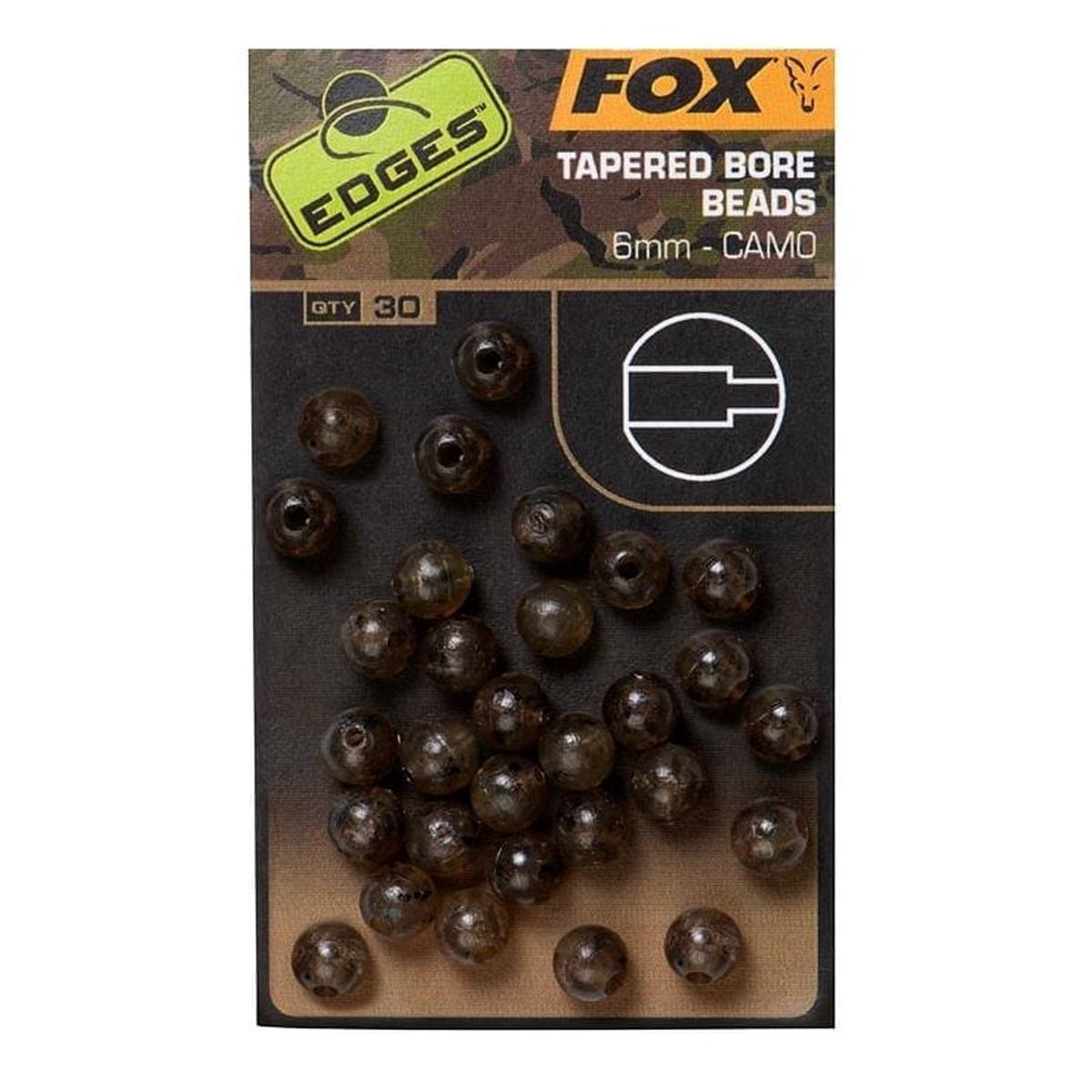 Tapered Bore Beads Camo Fox 6 mm
