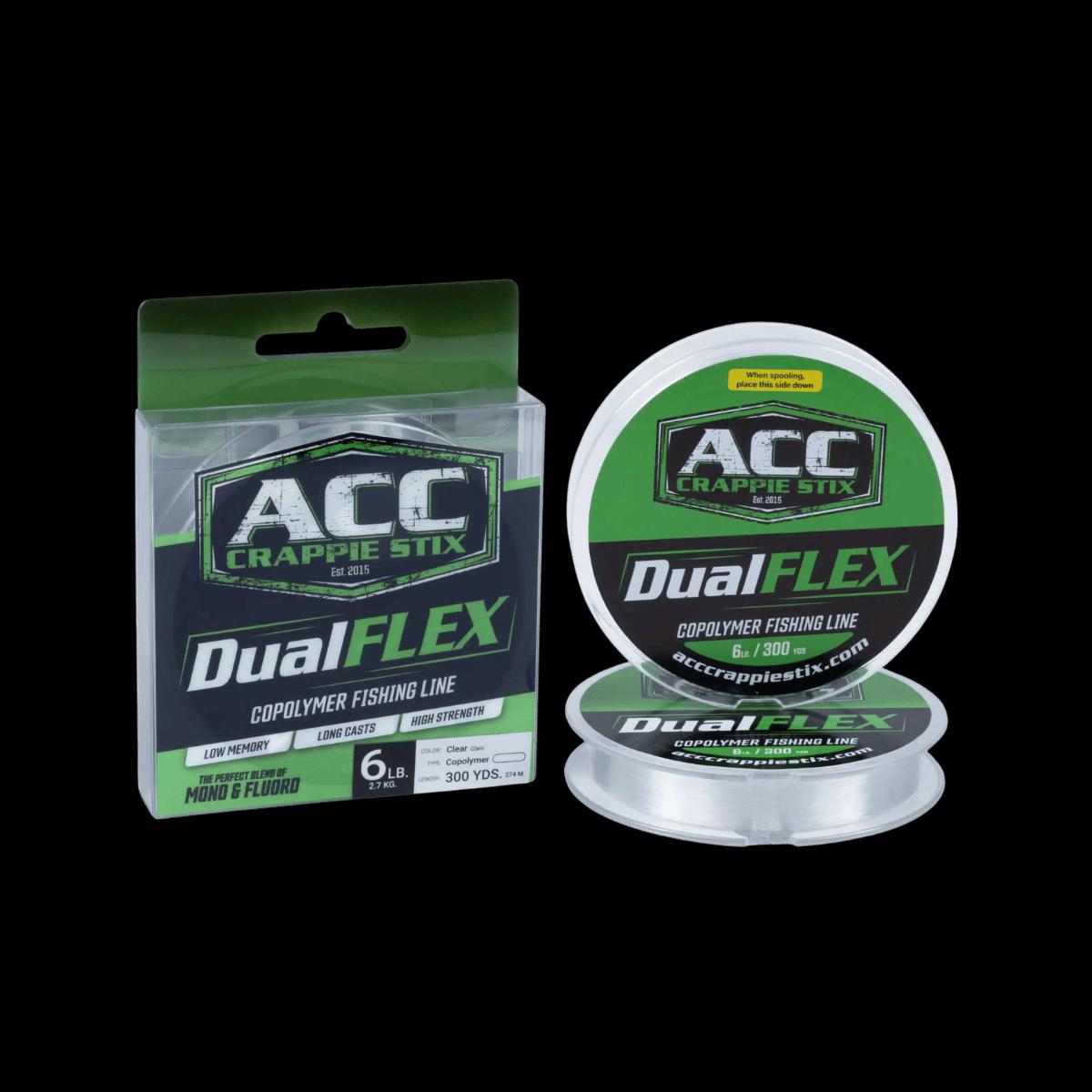 ACC CRAPPIE STIX DUALFLEX CO-POLY 300YD - 04 LBS | CLEAR
