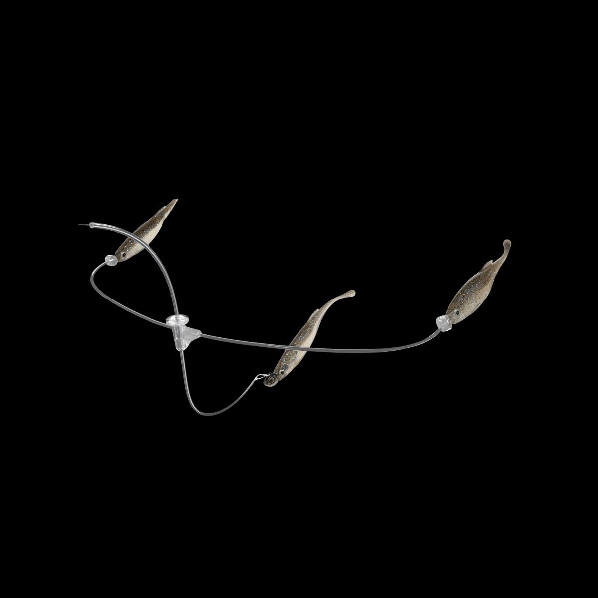 BERKLEY TRIPLE MINNOW RIG KIT 4IN - 4IN | ELECTRIC SHAD