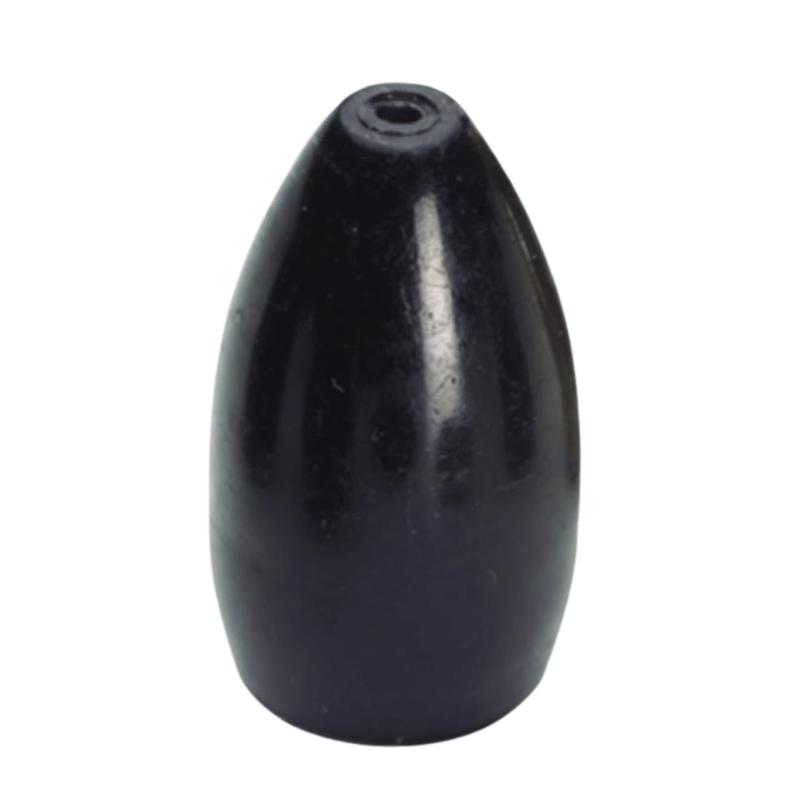 BULLET WEIGHTS TUNGSTEN FLIPPING WEIGHTS - BLACK 2 OZ