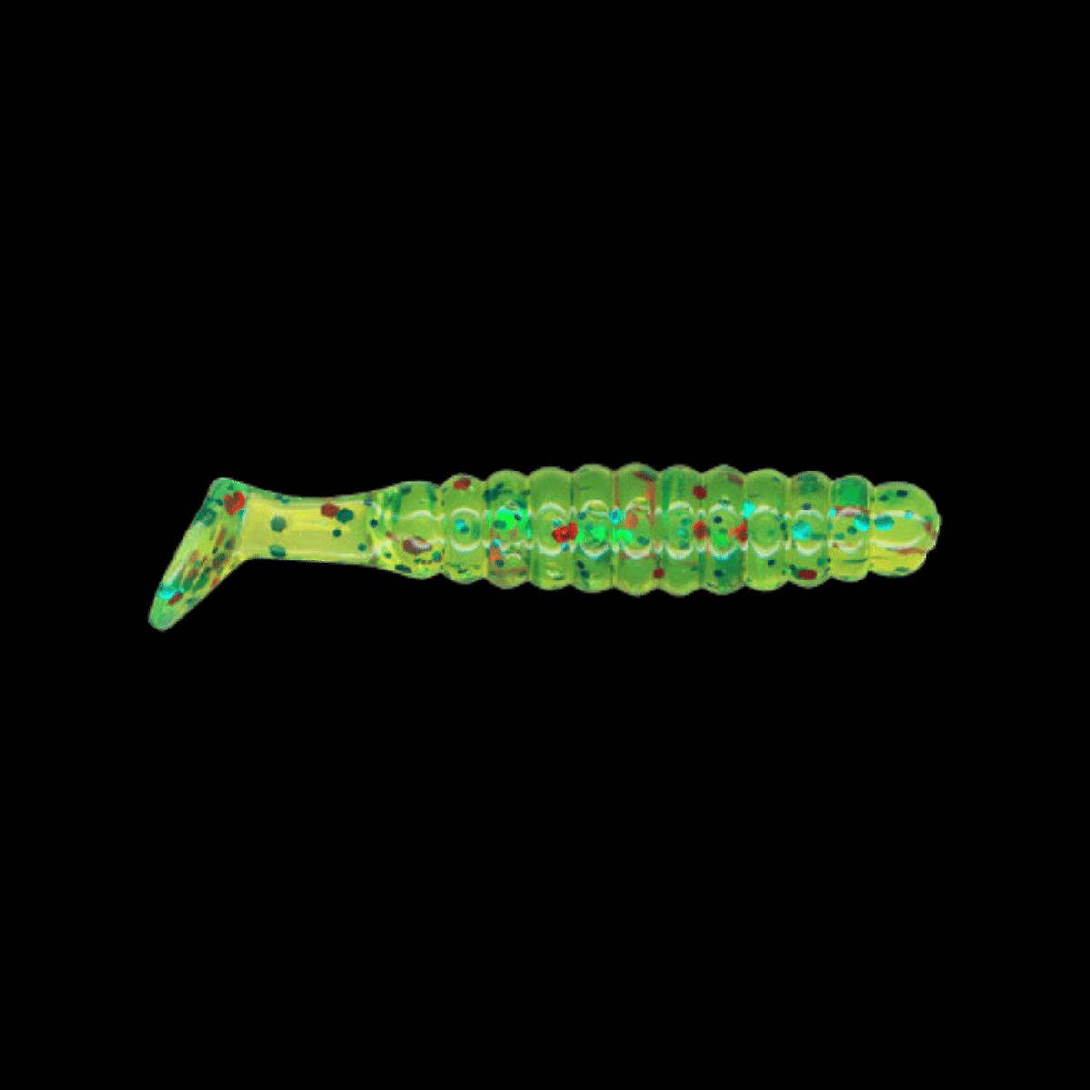 CHARLIE BREWERS CRAPPIE SLIDER GRUB 18PK - 1-1/2 IN - 1-1/2IN | CHART GLTR