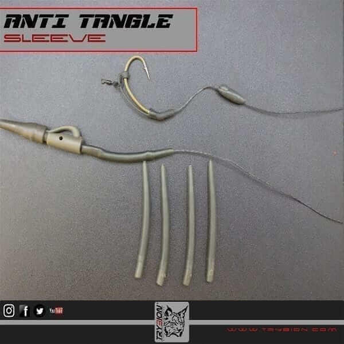 Anti tangle green Trybion short 40mm