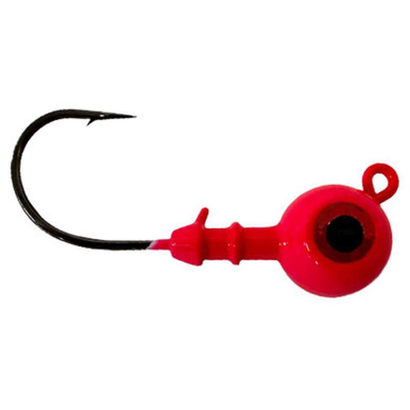 MagicTail Round Eye Jig Head - 1.5oz - Pink Shine