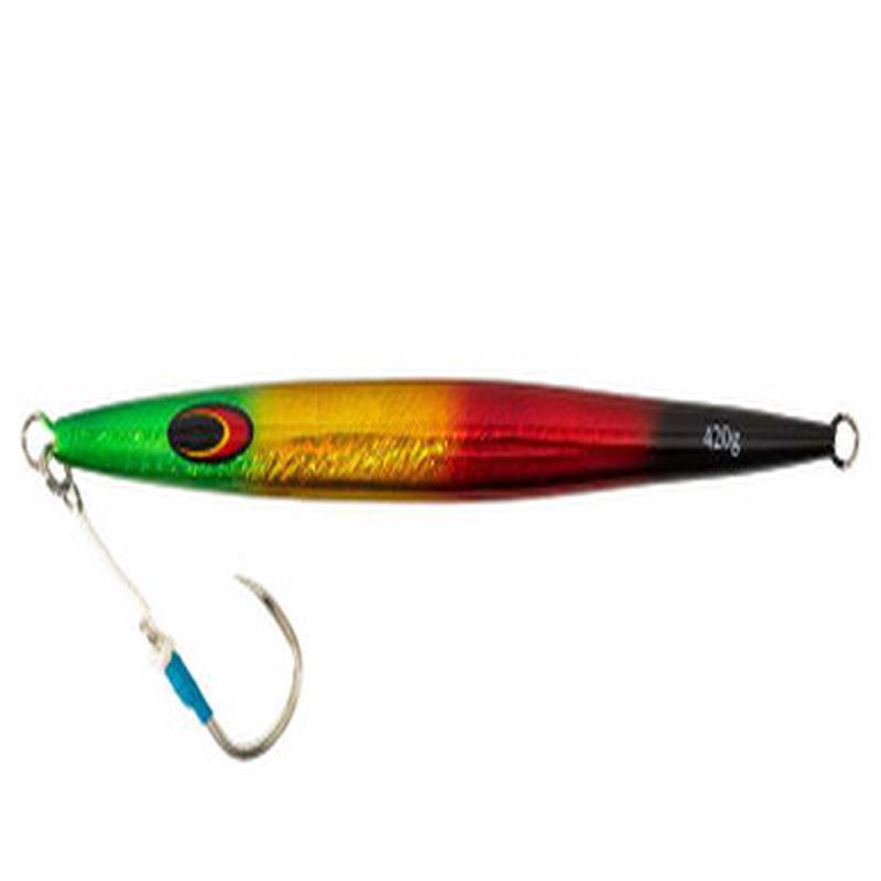 Nomad Design Streaker Jigs - 420g - Rasta Glow