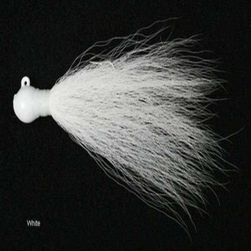 Andrus Lures BA12 Ball Jig Bucktail White