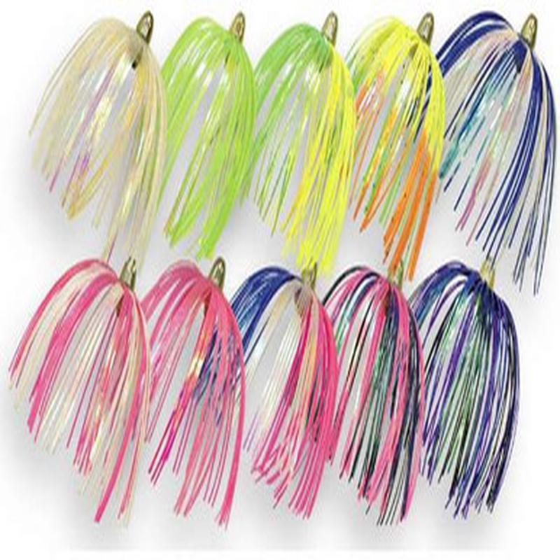 Z-Man EZ-TeaZer SilaFlash Skirts 3'' 3pk EZTZ Blue/White