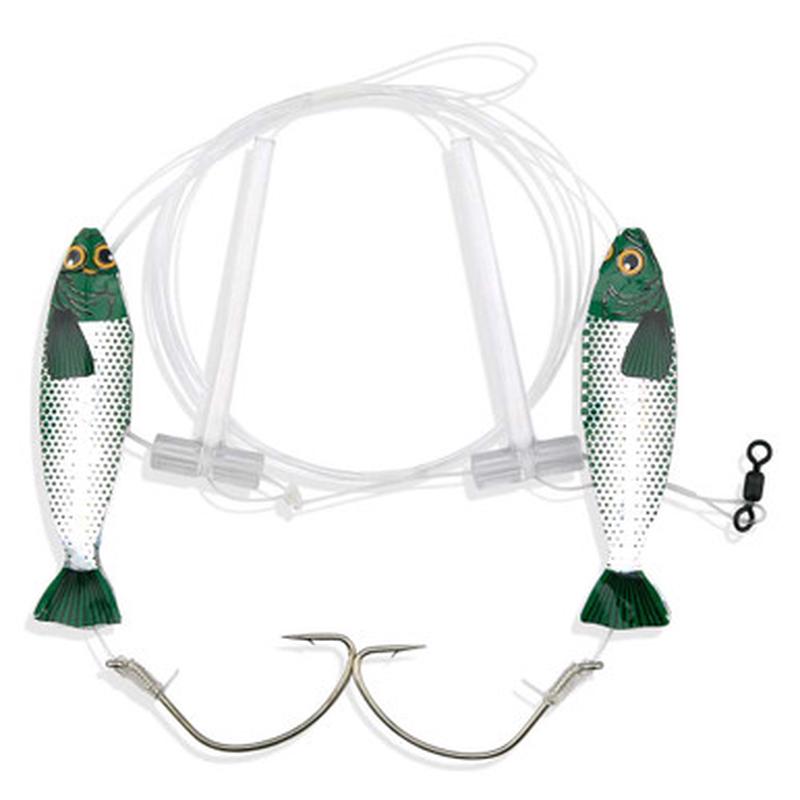 Aqua-Clear FW-2AHG Flounder/Weakfish Holographic High/Low Rig