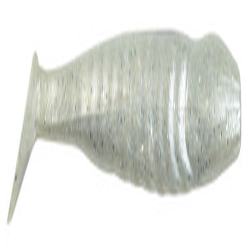 Berkley Powerbait Grass Pig 3.5in - Pearl White Silver Fleck