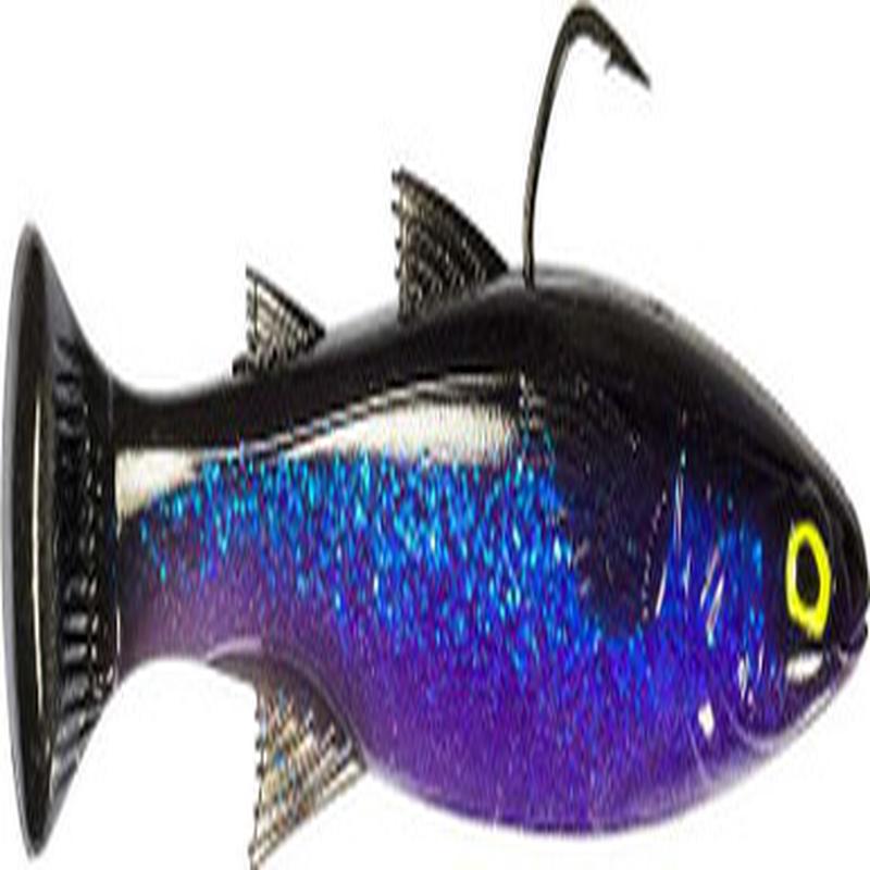 Z-Man Mulletron LT Fast Sinking Swimbait - 6in - Midnight Express