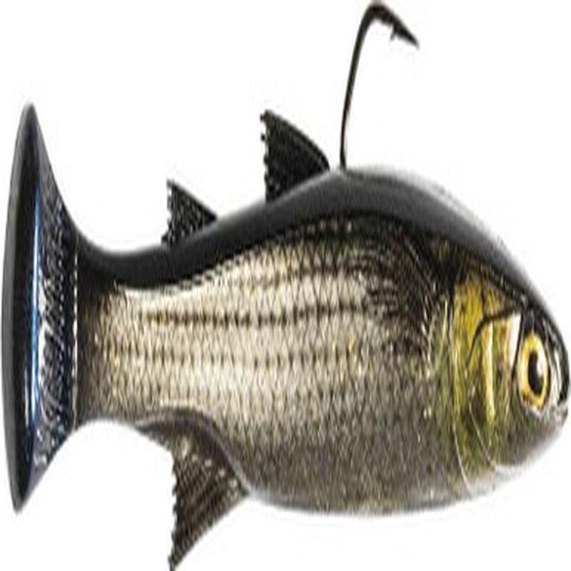 Z-Man Mulletron LT Fast Sinking Swimbait - 6in - Silver Mullet
