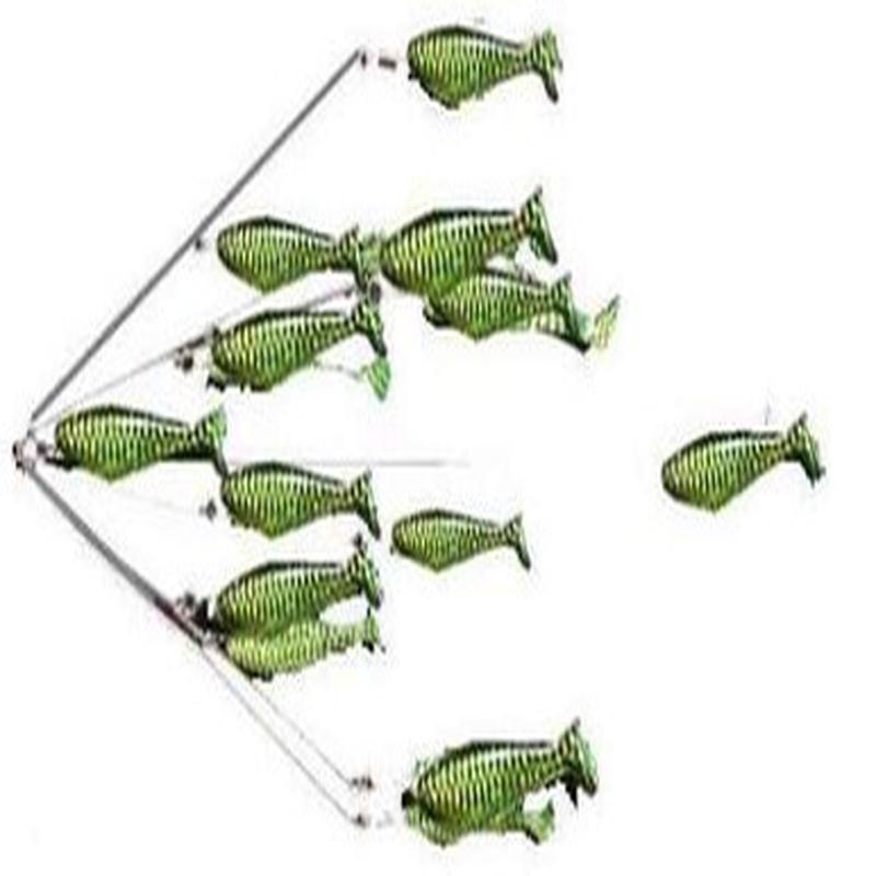 9er's 34 6'' N.E. Shad Rig Lure - 3431SLK Silk