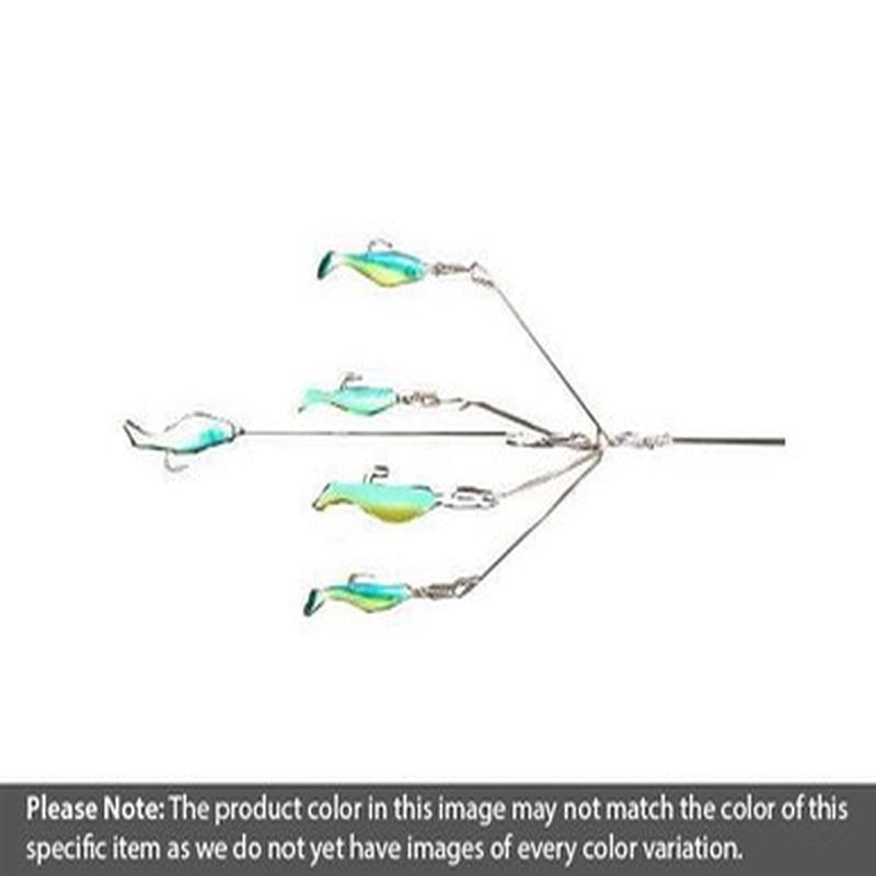 9er's 402 7'' 4 Arm Shad Rig Lure - 4023PRL Pearl