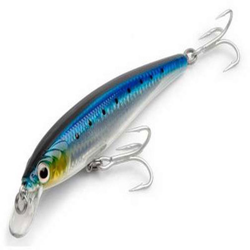 Baker JLD5S Suspending Saltwater Jerk Bait Lure Green Crackle Orange