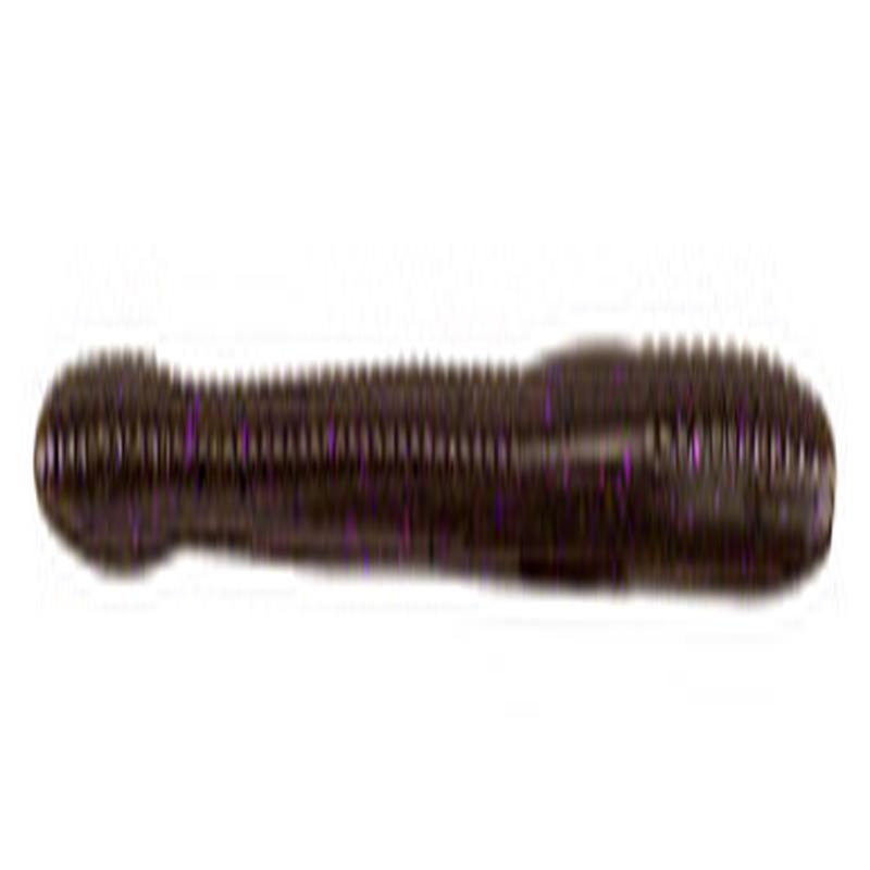Berkley Powerbait Bottom Hopper Worm - 4.75in - Green Pumpkin Purple Fleck