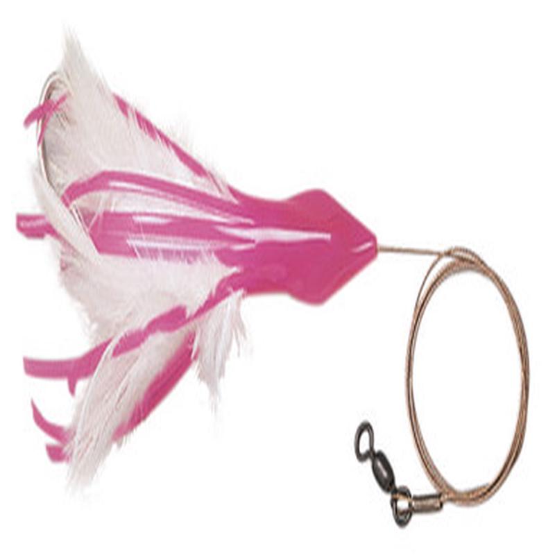 C&H No Alibi Dolphin Delight Rigged Lure - 1/4 oz. - Pink/White