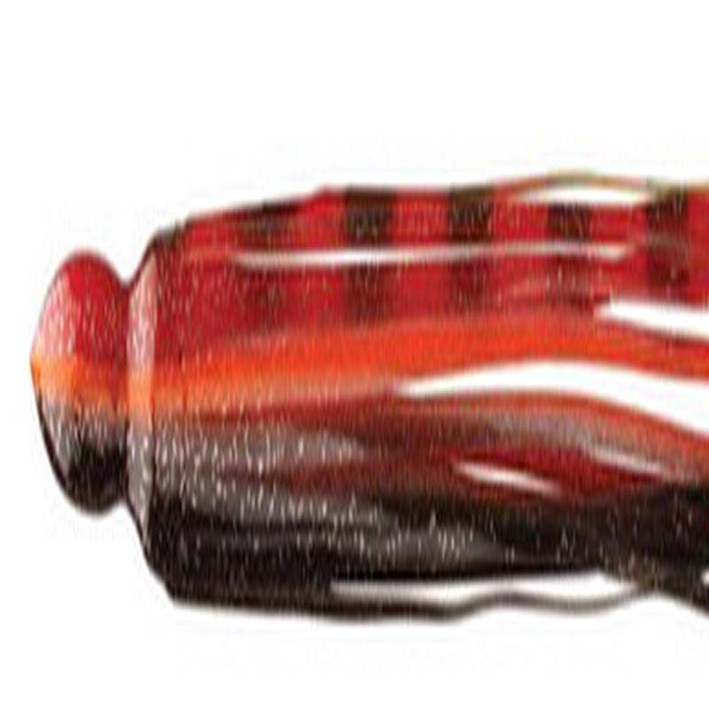 Fathom Offshore OC50 Trolling Lure Skirt - Blk Red/Chrome Flake