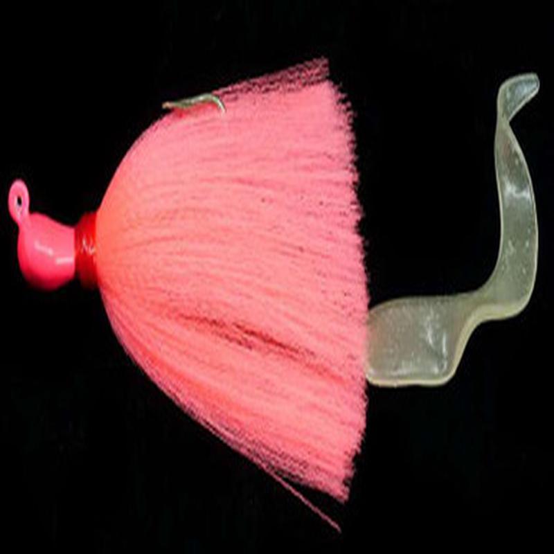 Gulfstream Lures Cobia Slayer - 3oz - Pink White Glow Tail