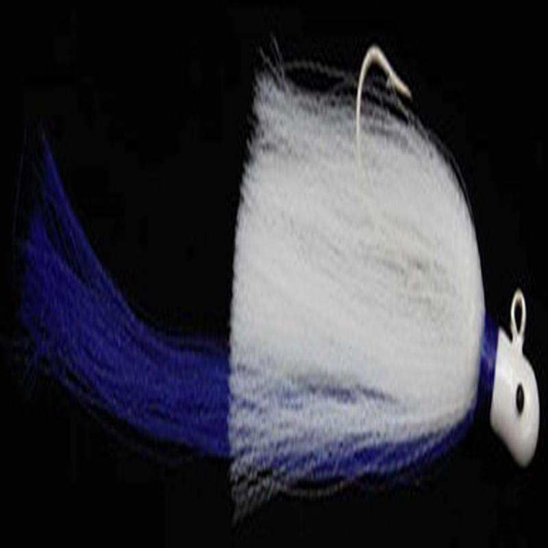Gulfstream Lures Flair Hawk - 2oz - White Head/White Body/Blue Tail
