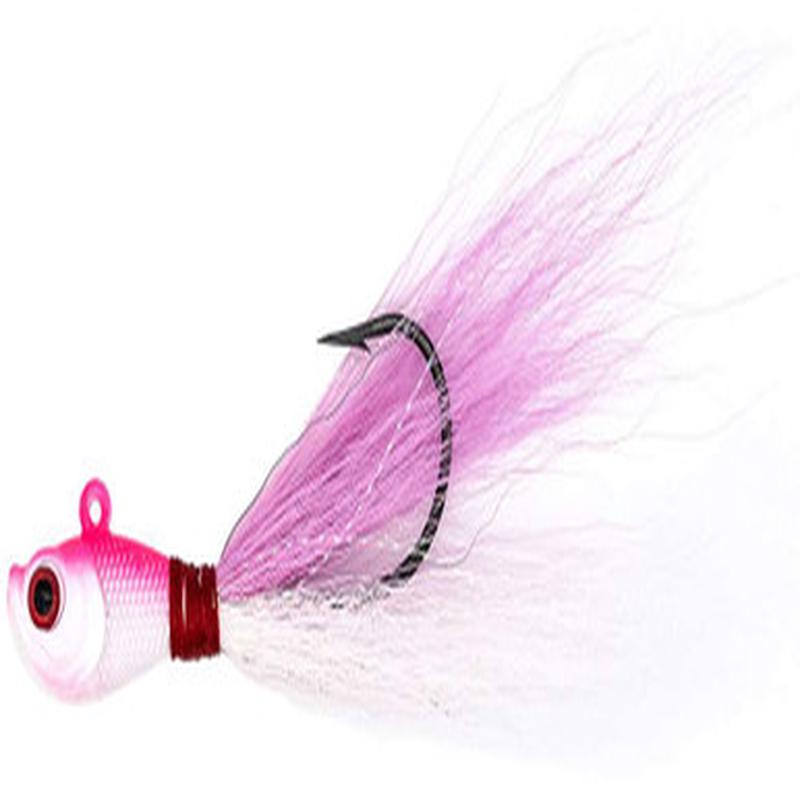 Intent Tackle Pro Series Bucktail - 3/8oz - White/Pink
