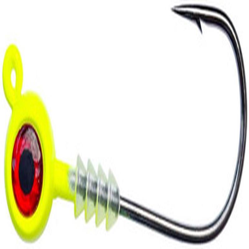Jigging World Epoxy Teaser Jighead - Chartreuse