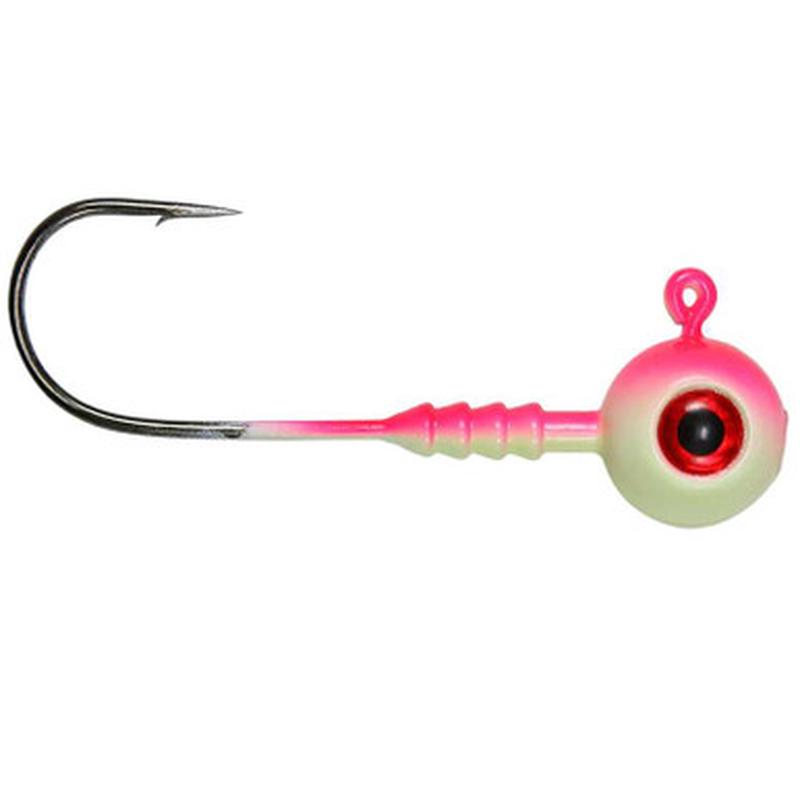 Jigging World Power Ball V2 Jig Head - 8oz - Pink Shine