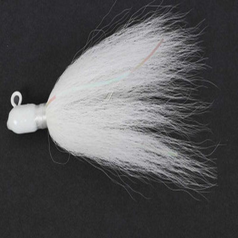 MagicTail Bullet Head Bucktail - 3oz - White