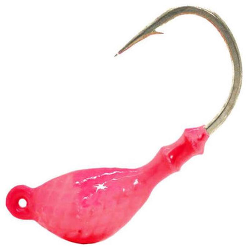 Mustad SH824 Shrimp Jig Head Lure 1/2oz Dark Pink