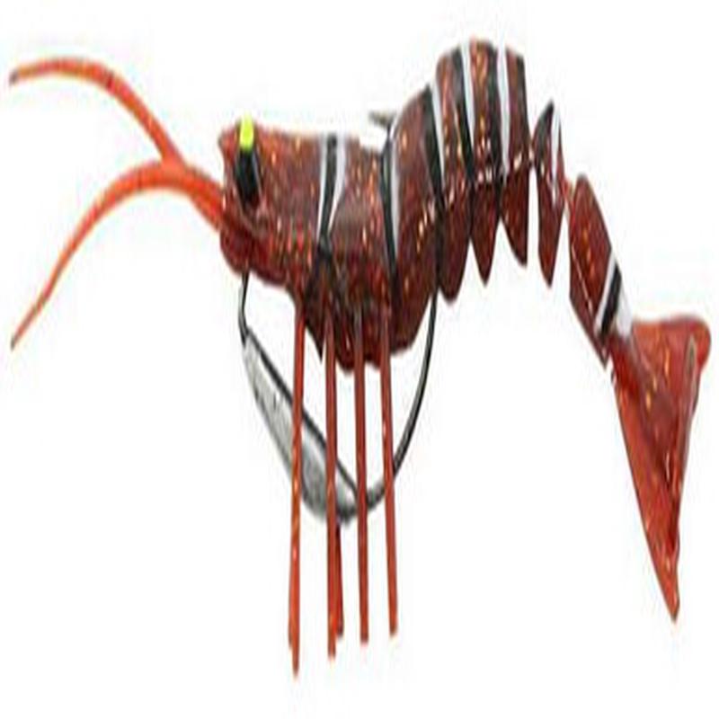 Savage Gear MS-65 TPE 3D Shrimp Lure Root Beer