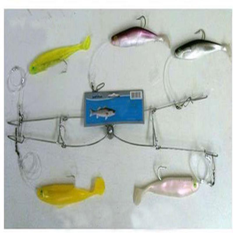 Sportfish 4 Shads Umbrella Rig Chartreuse