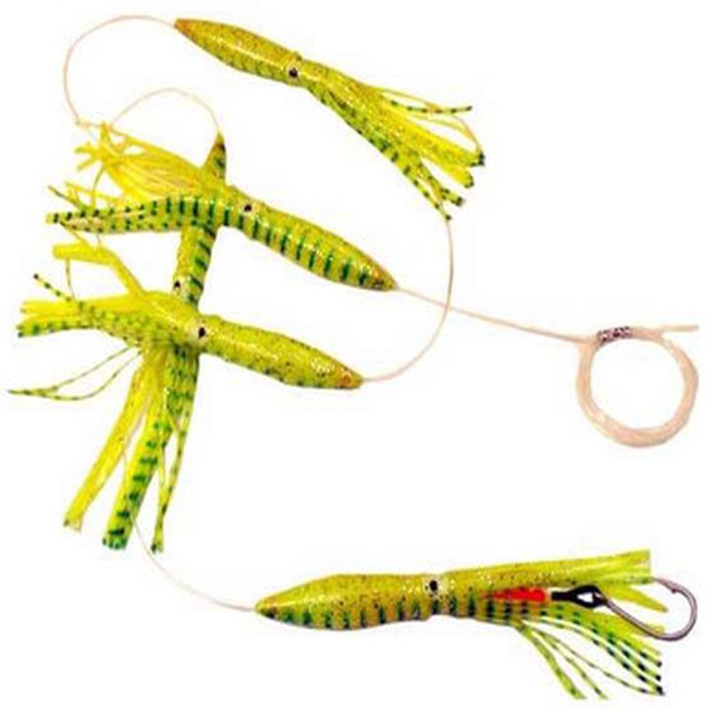 Sportfish Products SFP-9SC 9in Squid Chain Green/Yellow